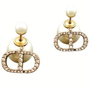 Dior Crystal CD Tribales Earrings